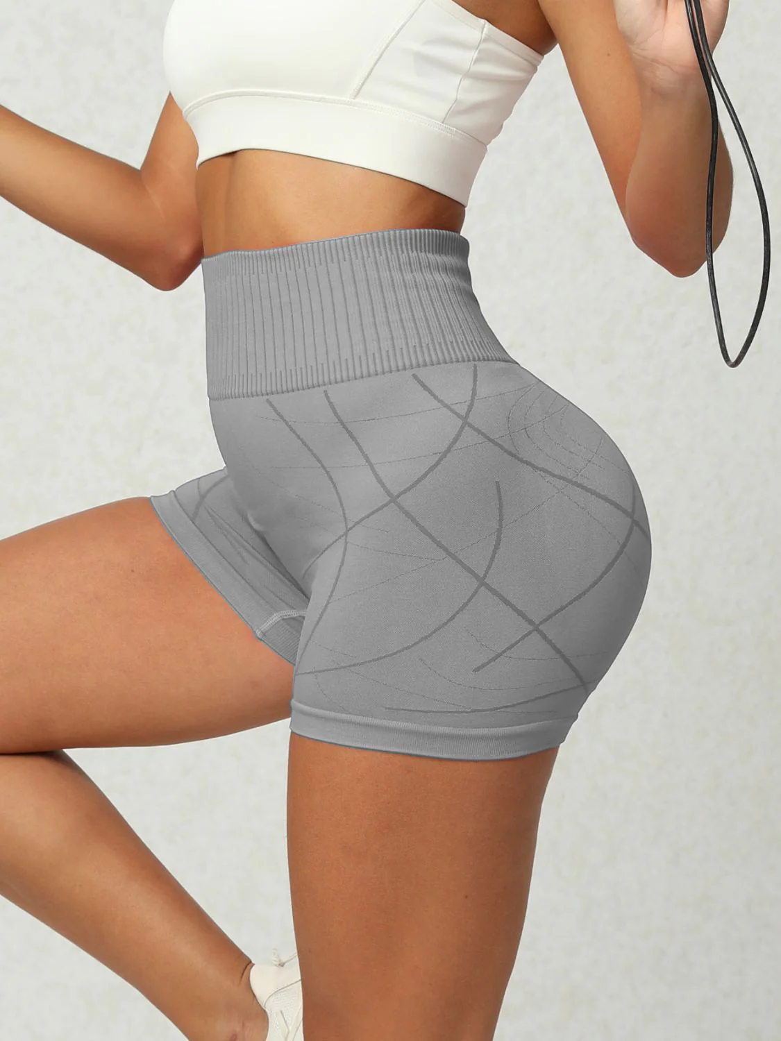 High Waist Active Shorts - Image 8