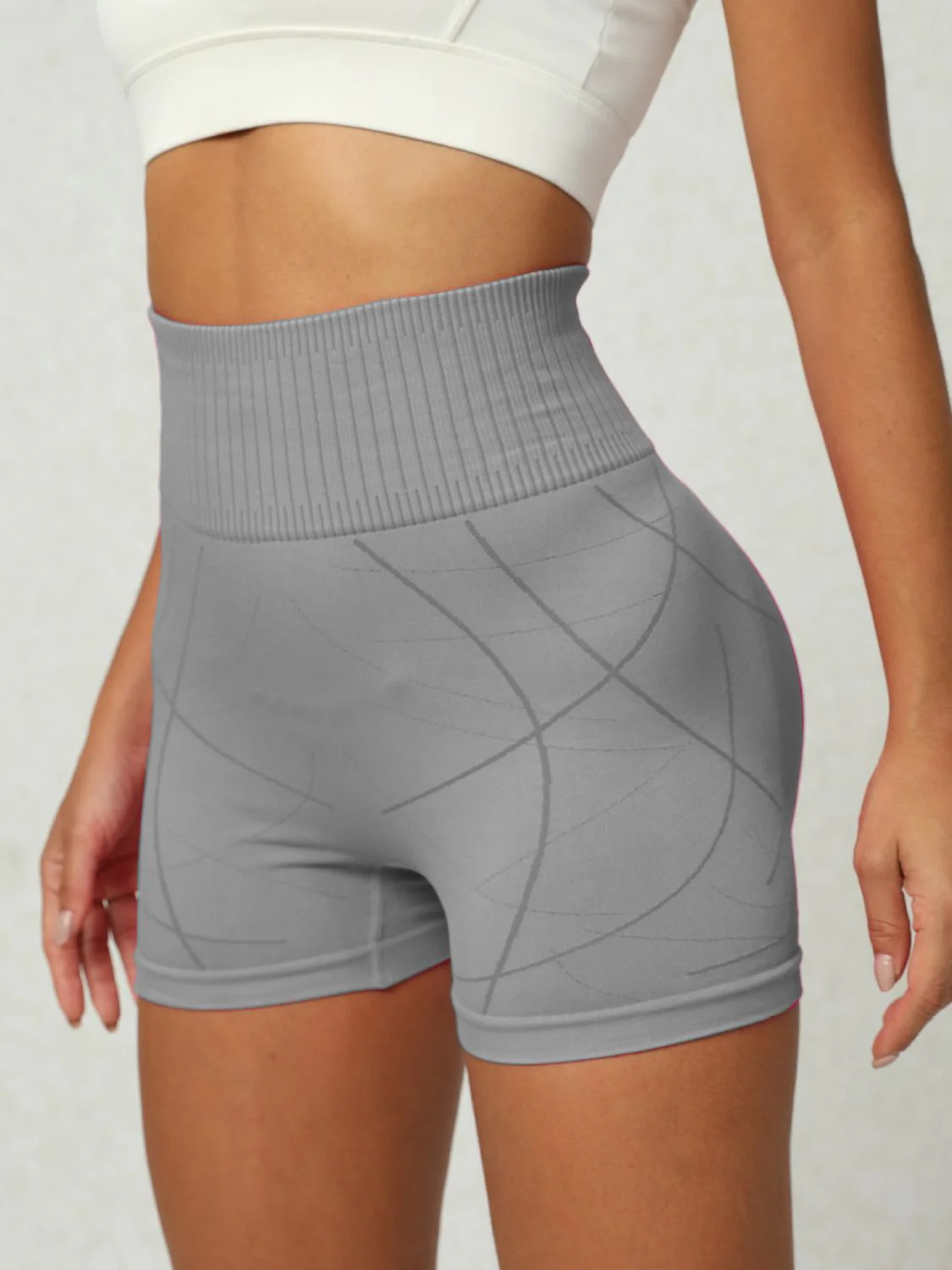 High Waist Active Shorts - Image 9