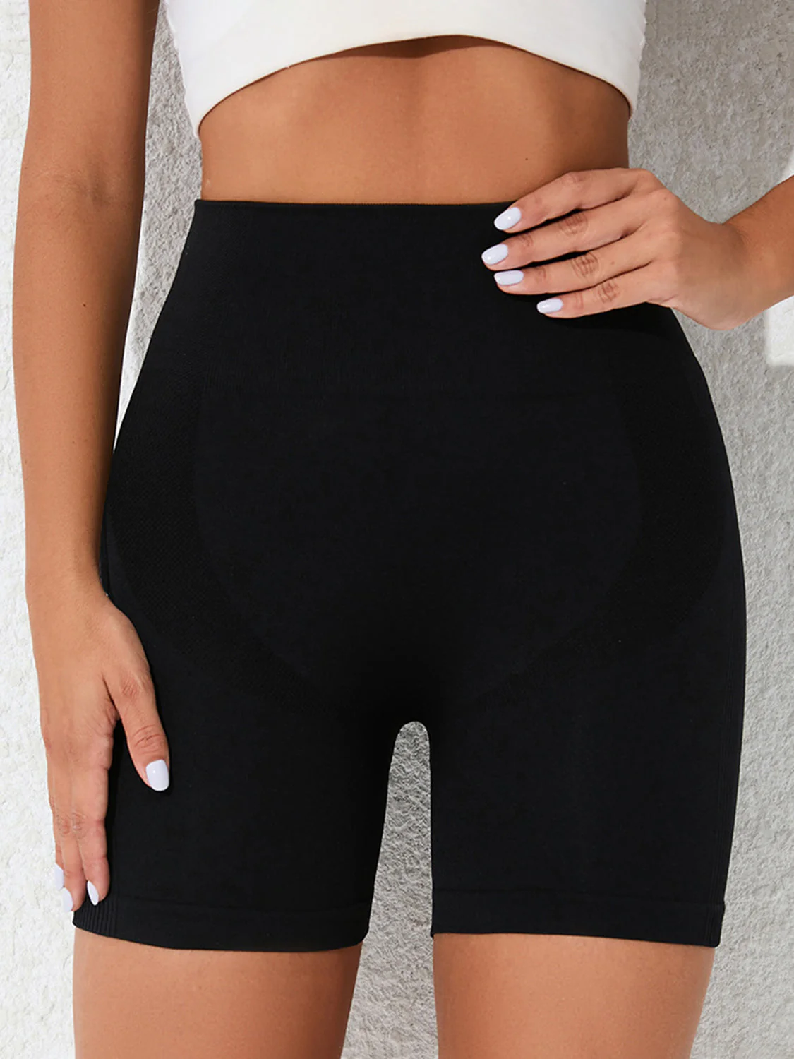 High Waist Active Shorts - Image 4