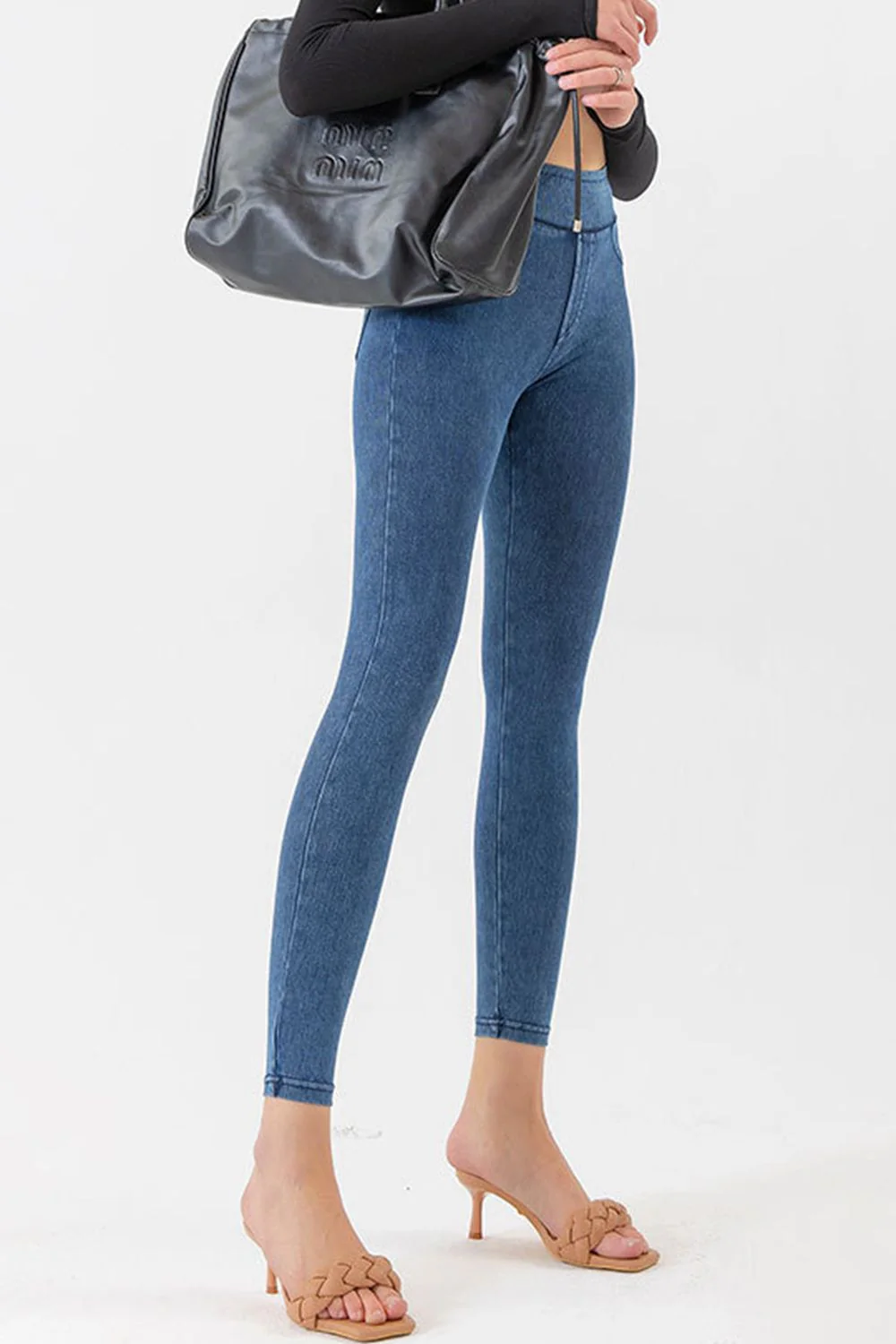 High Waist Skinny Jeans - Image 13