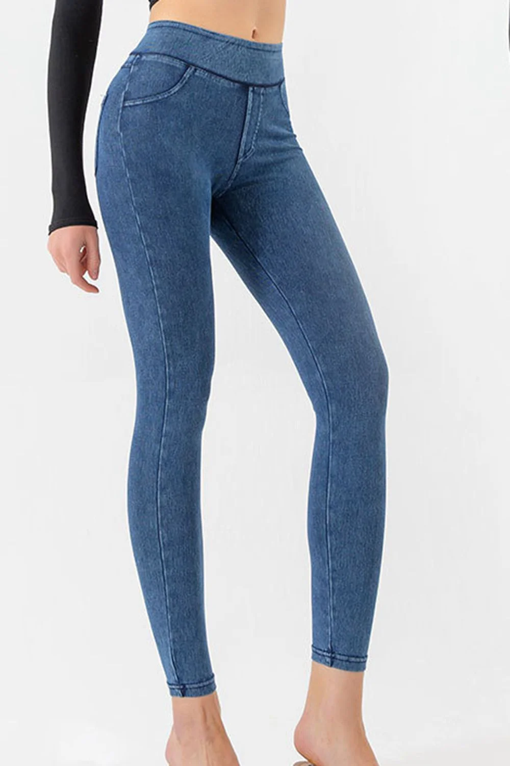 High Waist Skinny Jeans - Image 14