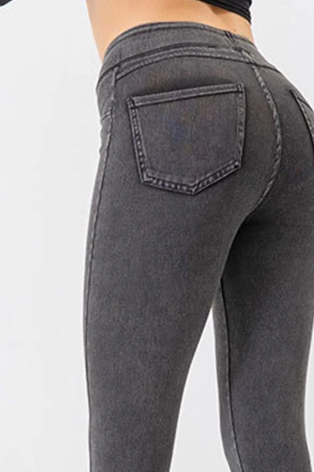 High Waist Skinny Jeans - Image 9