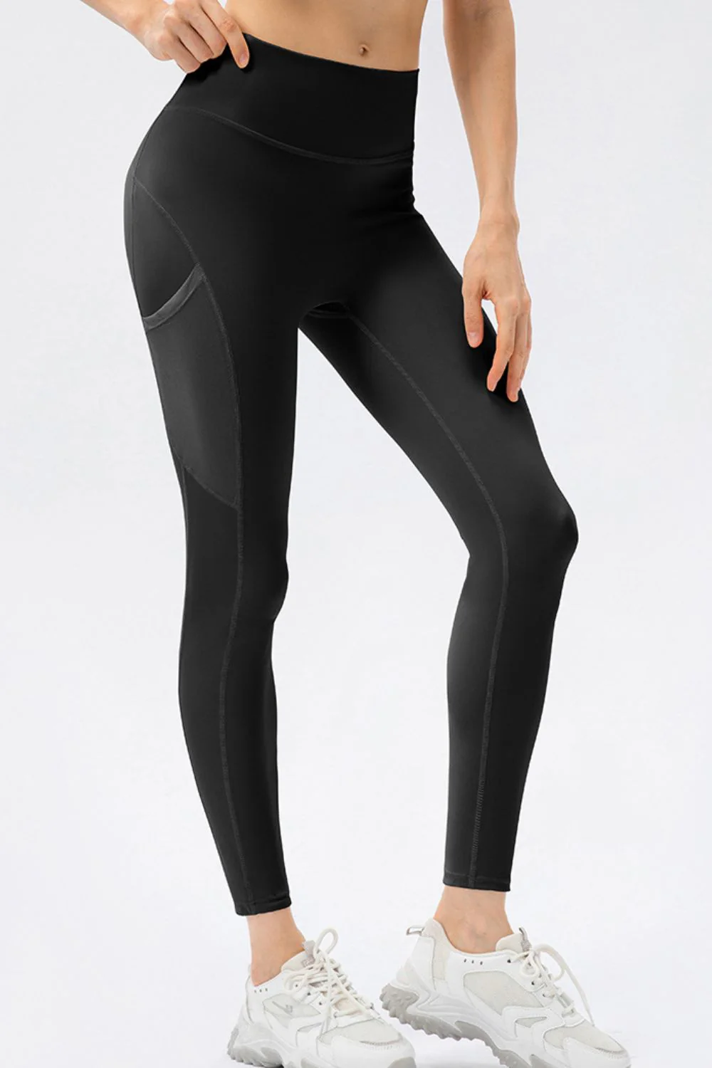 High Waist Slim Fit Long Sports Pants - Image 4