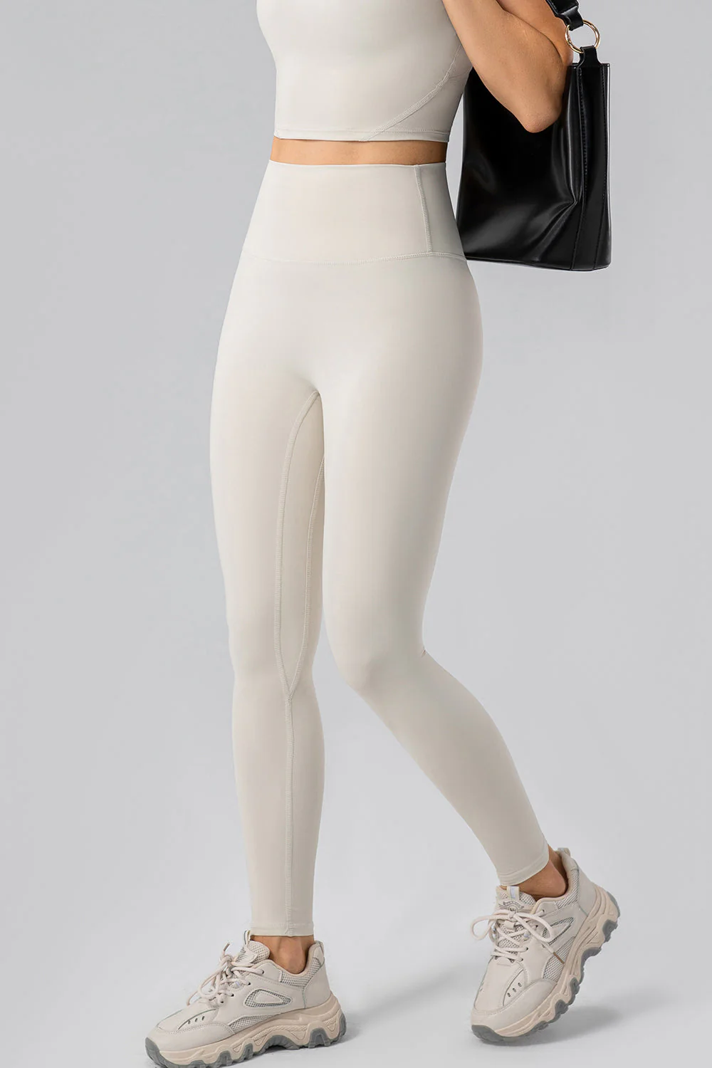 High Waist Wide Waistband Active Leggings - Image 10