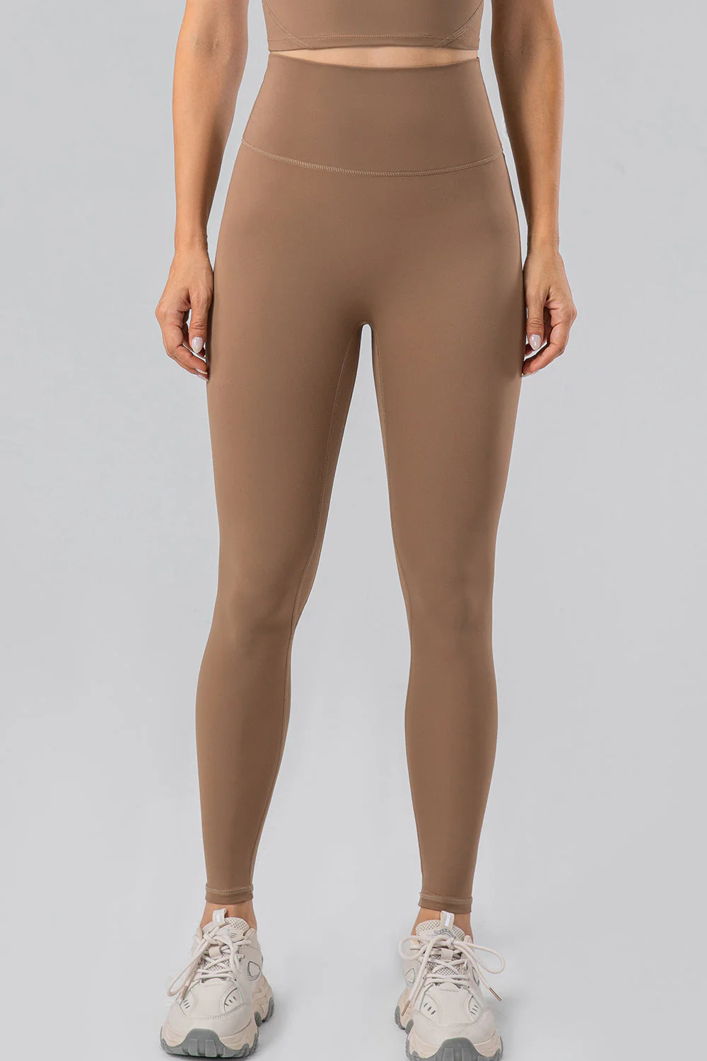High Waist Wide Waistband Active Leggings - Image 3
