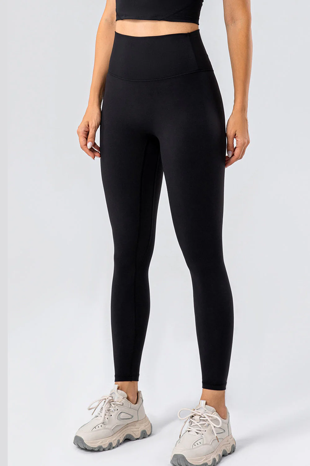High Waist Wide Waistband Active Leggings - Image 5