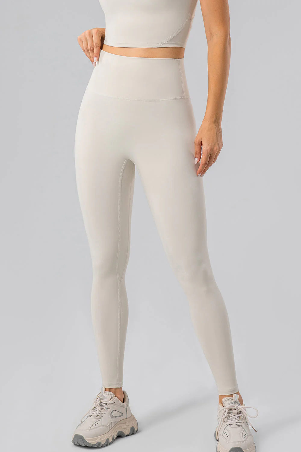 High Waist Wide Waistband Active Leggings - Image 8