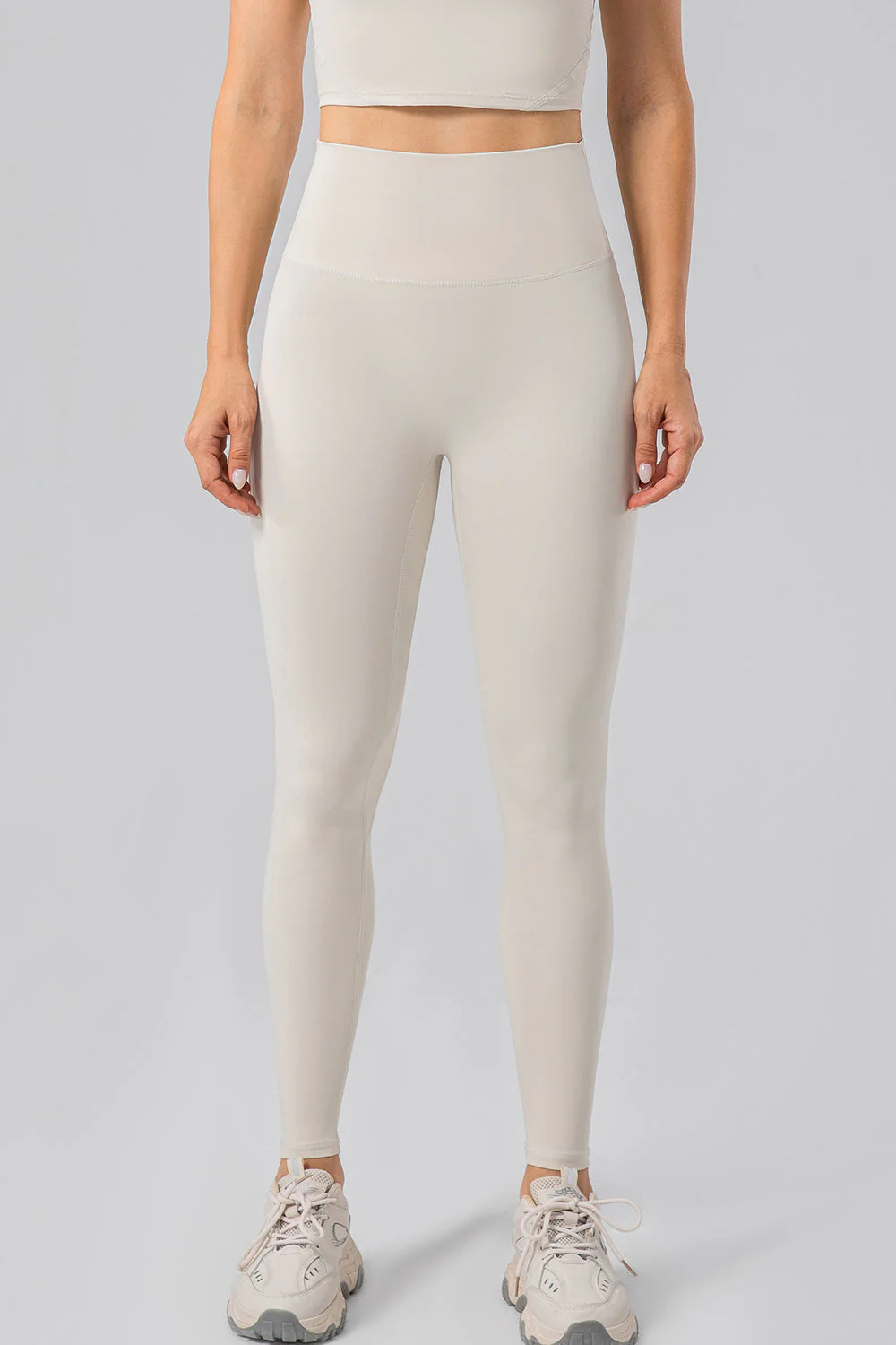 High Waist Wide Waistband Active Leggings - Image 9