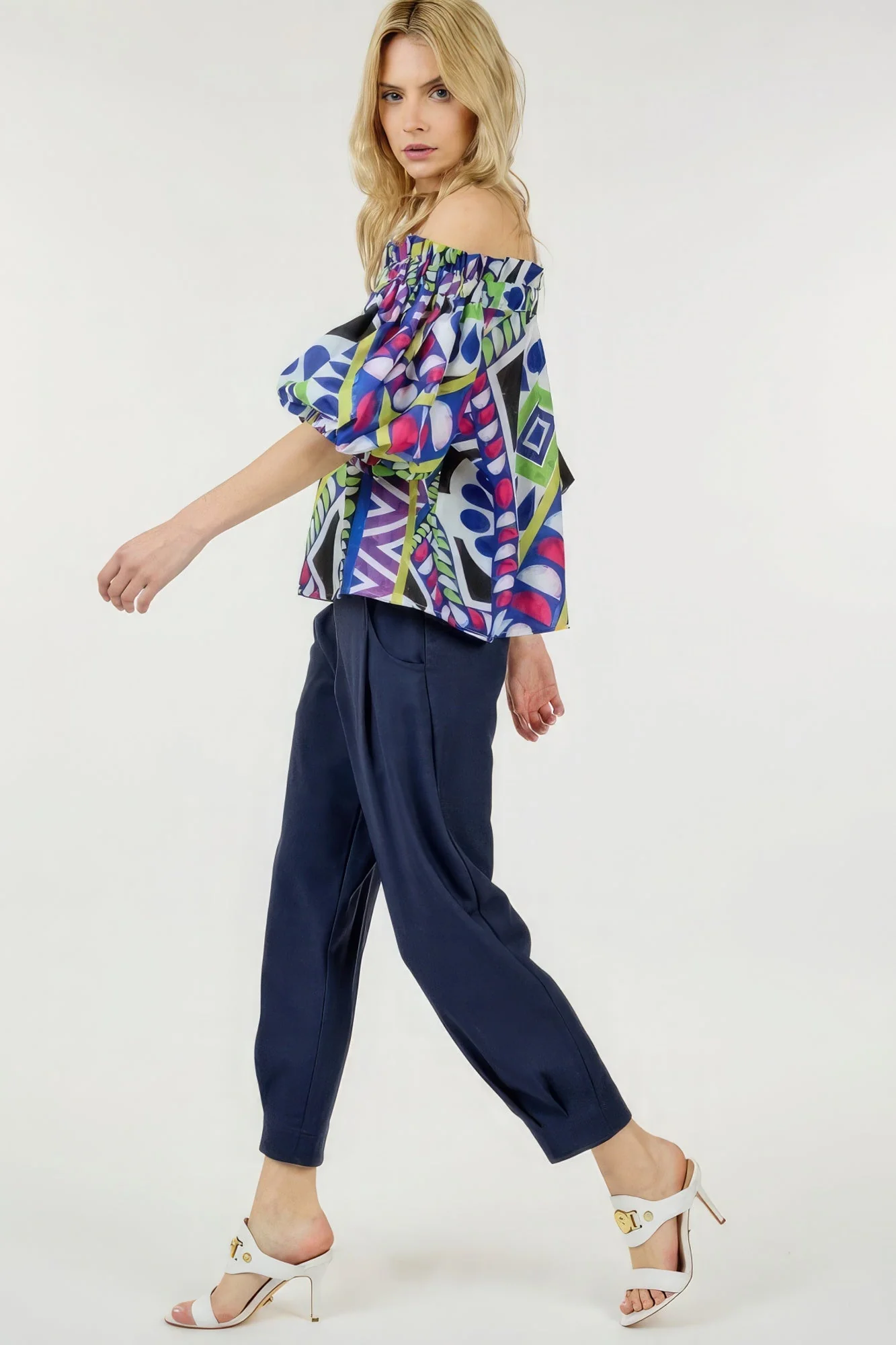 High Waist Zipper Front Skinny Pants - Image 4