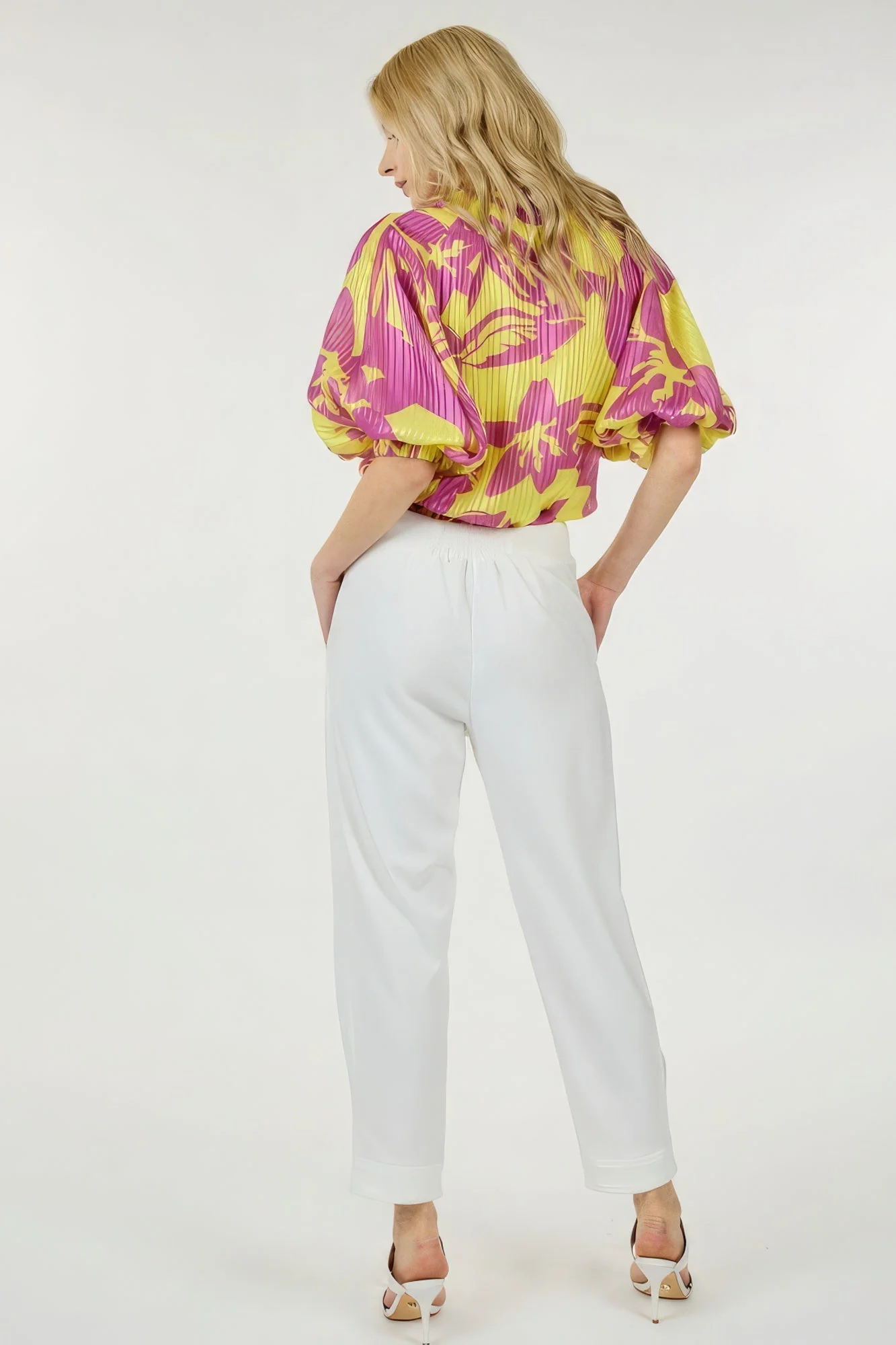 High Waist Zipper Front Skinny Pants - Image 8