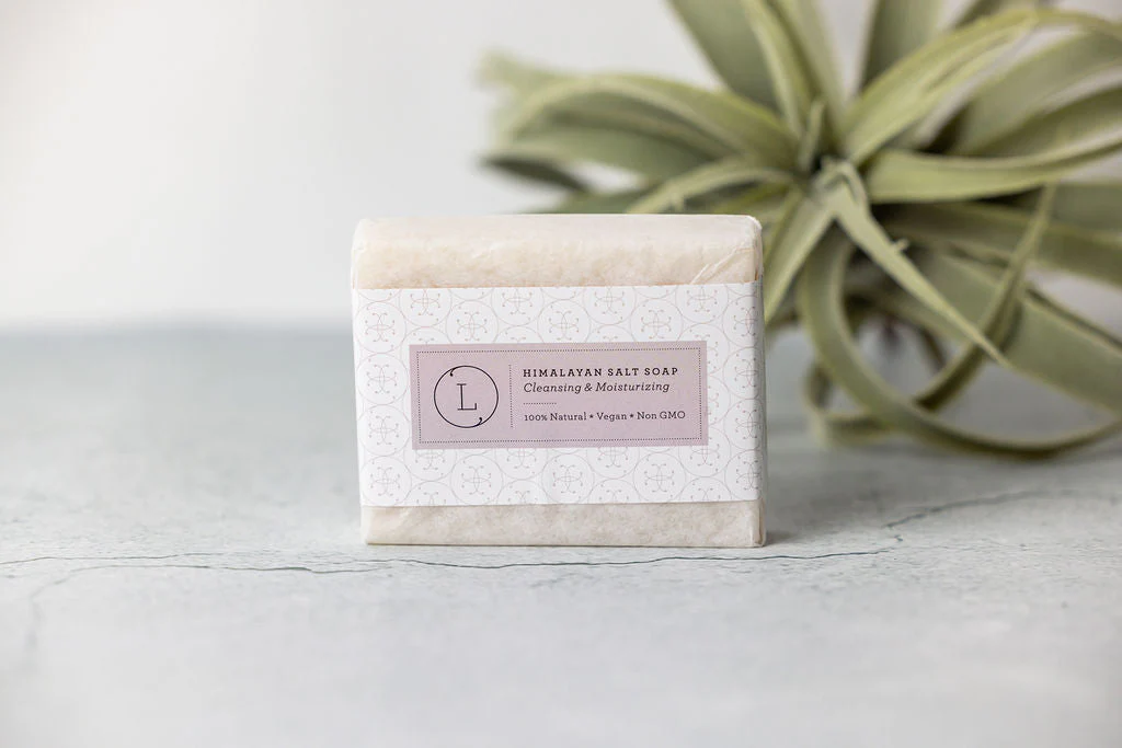 Himalayan Salt Soap Bar, Natural Unscented Soap, Vegan Handmade Soap by Lizush - Image 3