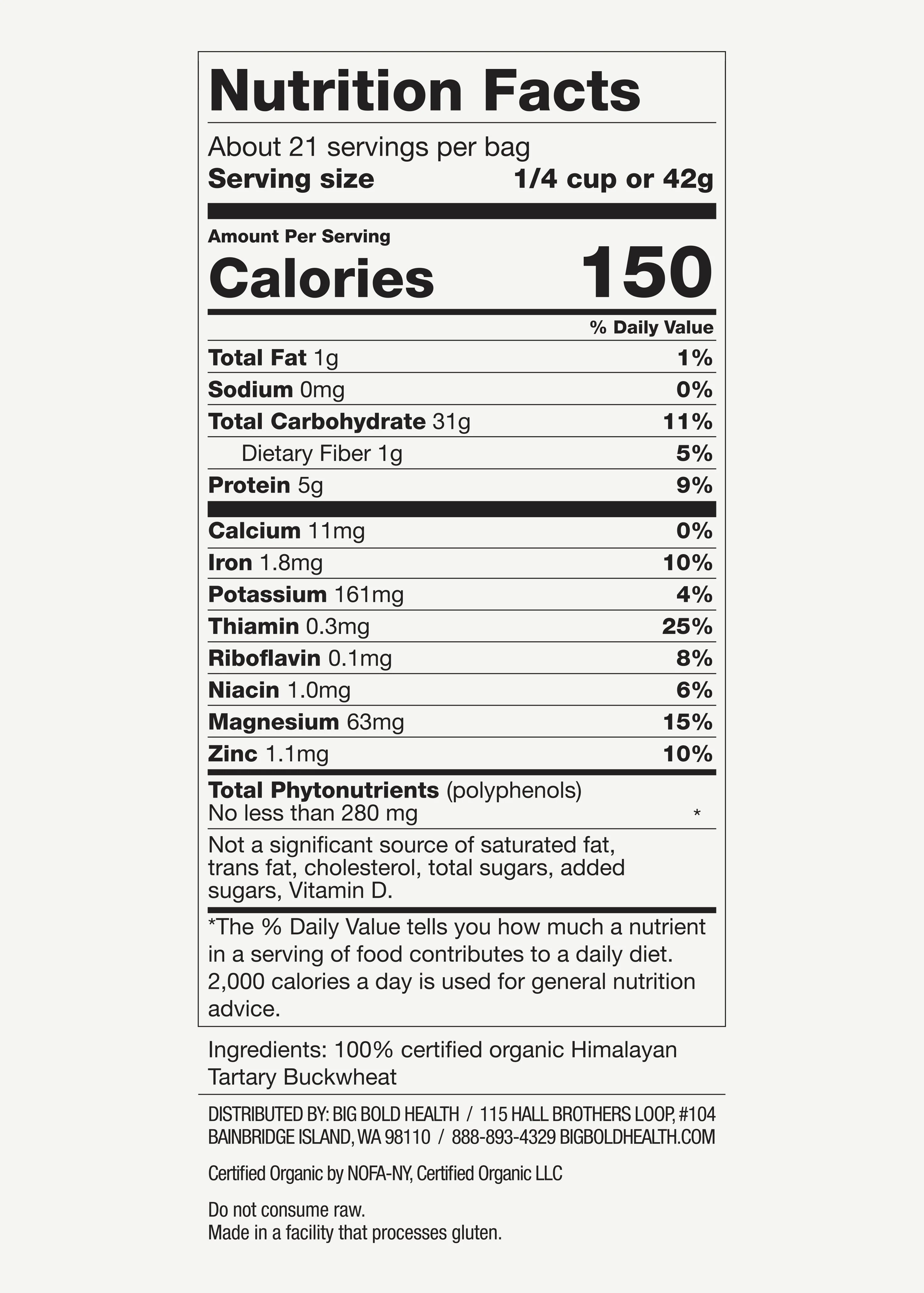 Himalayan Tartary Buckwheat Flour by Big Bold Health - Image 3