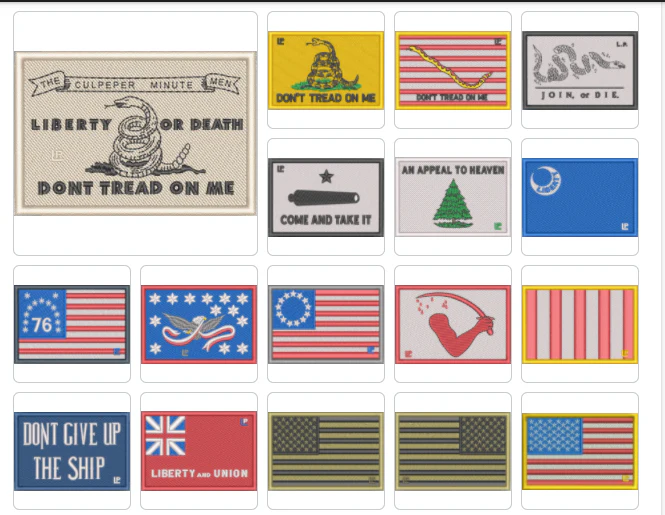 Historical Flag Morale Patch by Proud Libertarian - Image 2