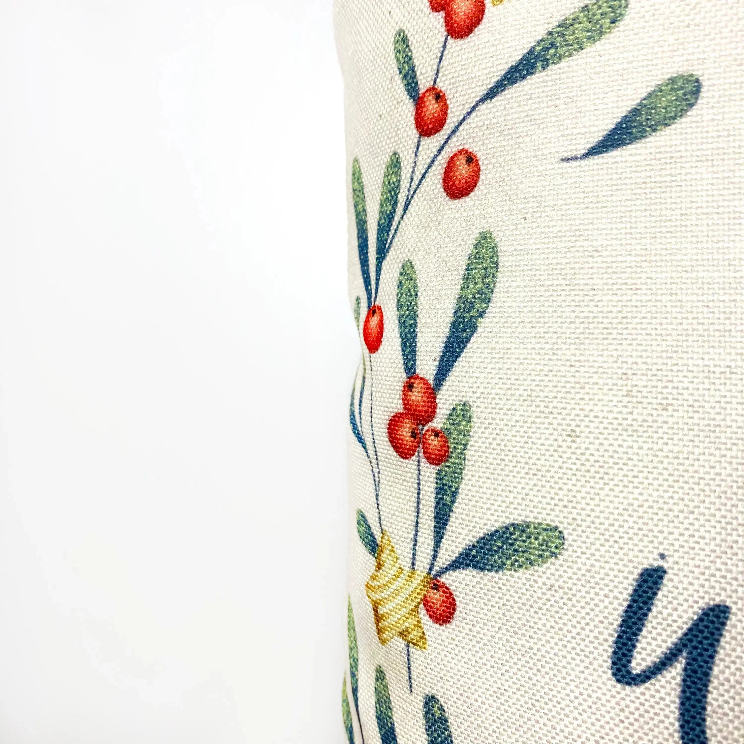 Holiday Wishes Throw Pillow Cover | Gift Ideas | Christmas Home Decor | Christmas Throw Pillows | Luxury Home Decor | Farmhouse Decor by UniikPillows - Image 7