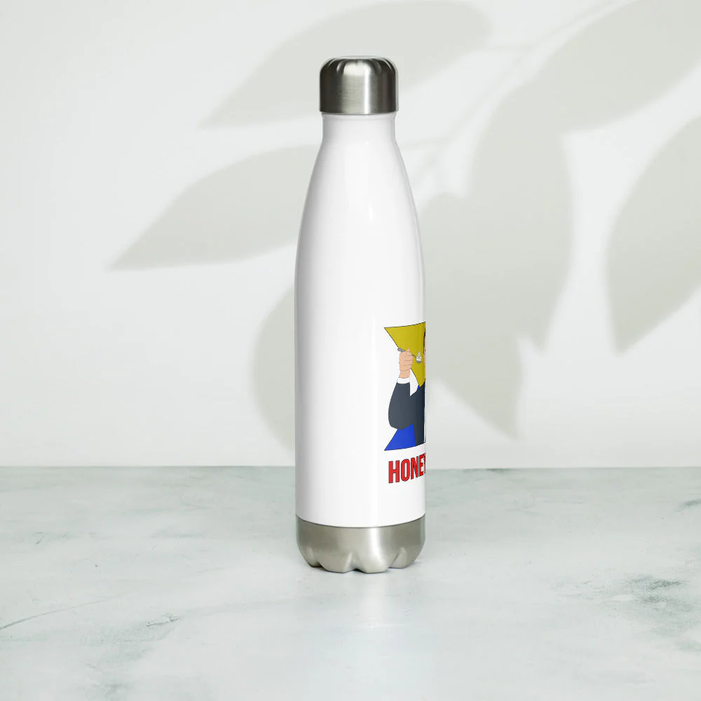 Honey I Shrunk the Fed Stainless Steel Water Bottle by Proud Libertarian - Image 3