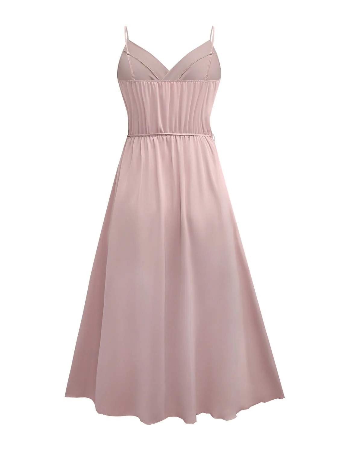 Honey Tied Surplice Sleeveless Midi Cami Dress - Image 6