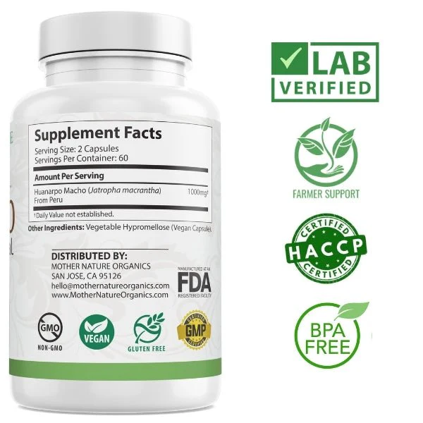 Huanarpo Macho Capsules by Mother Nature Organics - Image 3