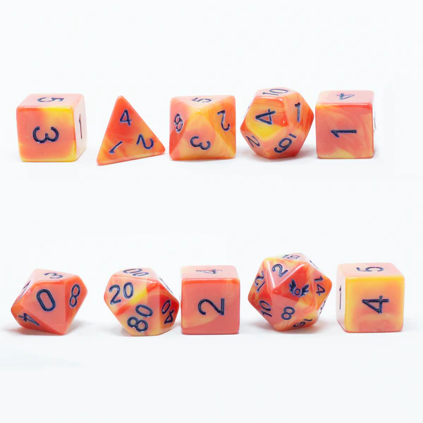 Humblewood: Alderheart Ember Dice and Pouch - Image 2