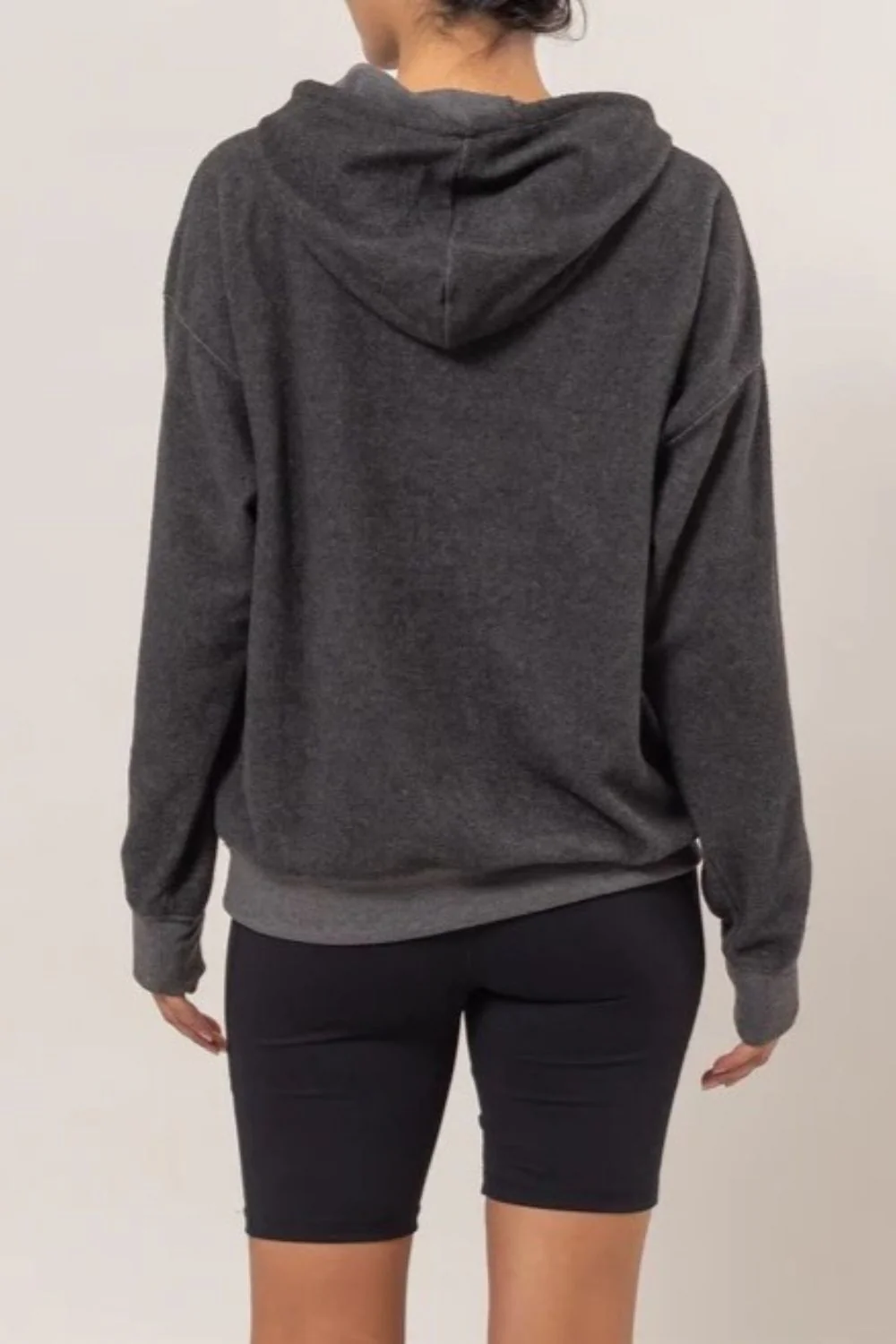 HYFVE Brushed Long Sleeve Hoodie with Kangaroo Pocket - Image 2
