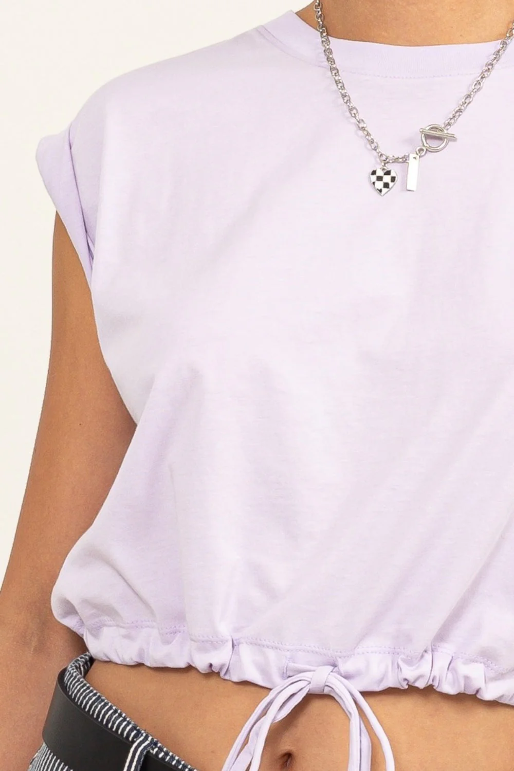 HYFVE Drawstring Hem Crop Top - Image 5
