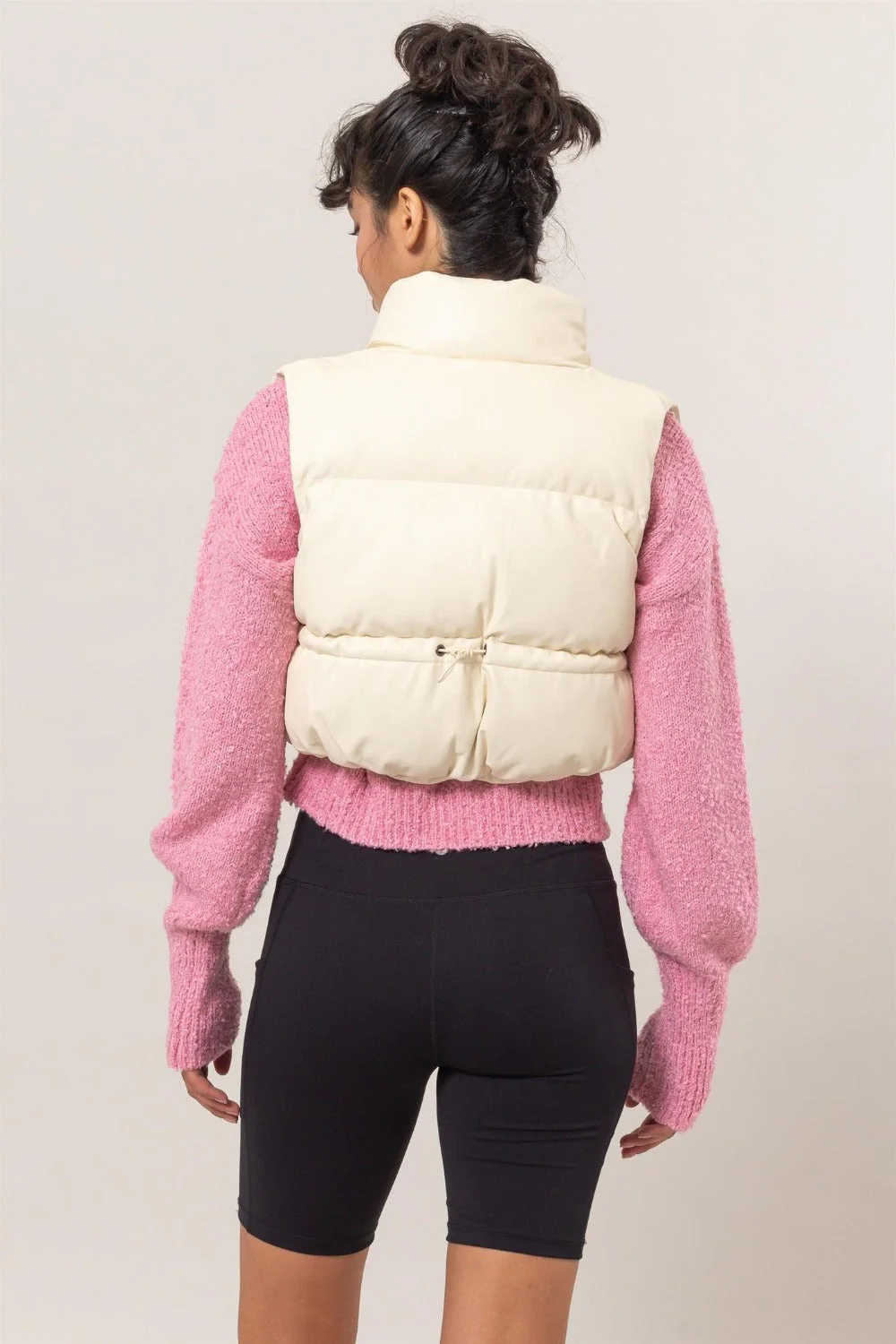 HYFVE Pocketed Solid Vest Coat - Image 2