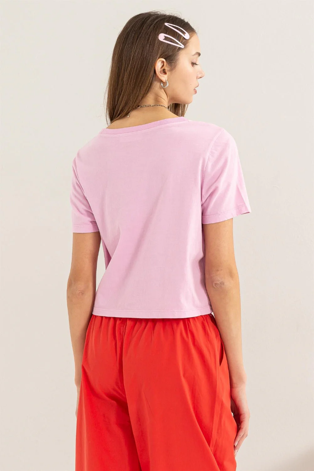 HYFVE Round Neck Cropped T-Shirt - Image 2