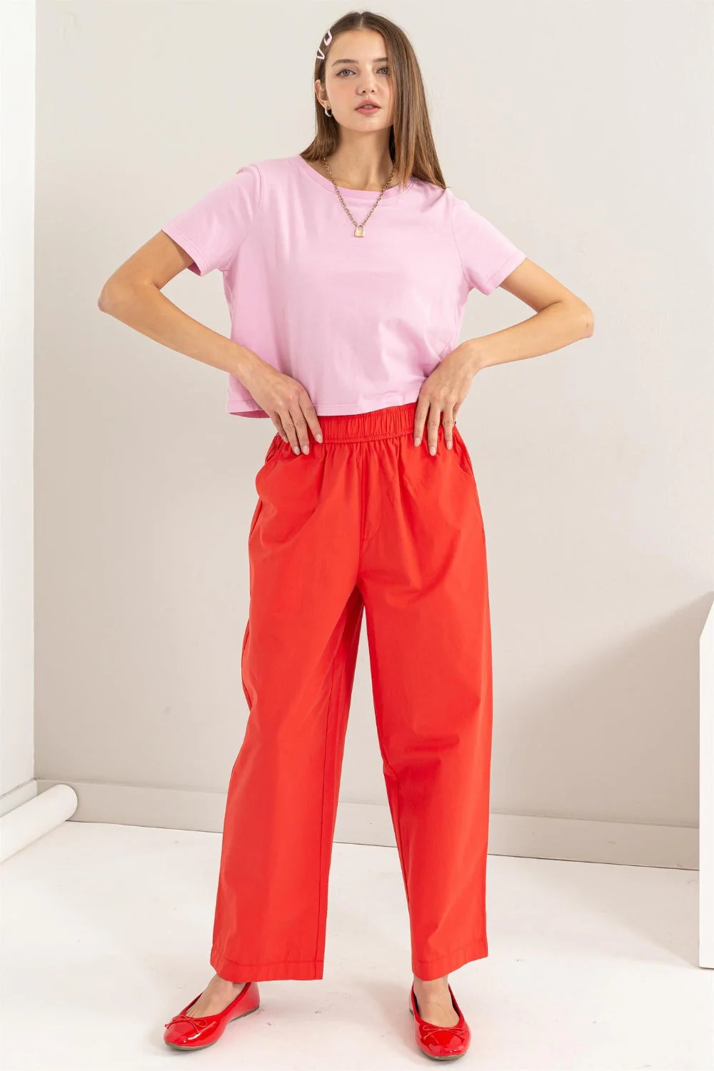 HYFVE Round Neck Cropped T-Shirt - Image 5