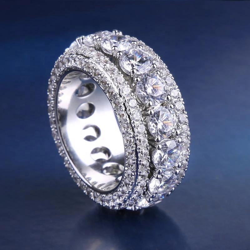 Iced Out Diamond Sliver Ring by Bling Proud | Urban Jewelry Online Store - Image 2