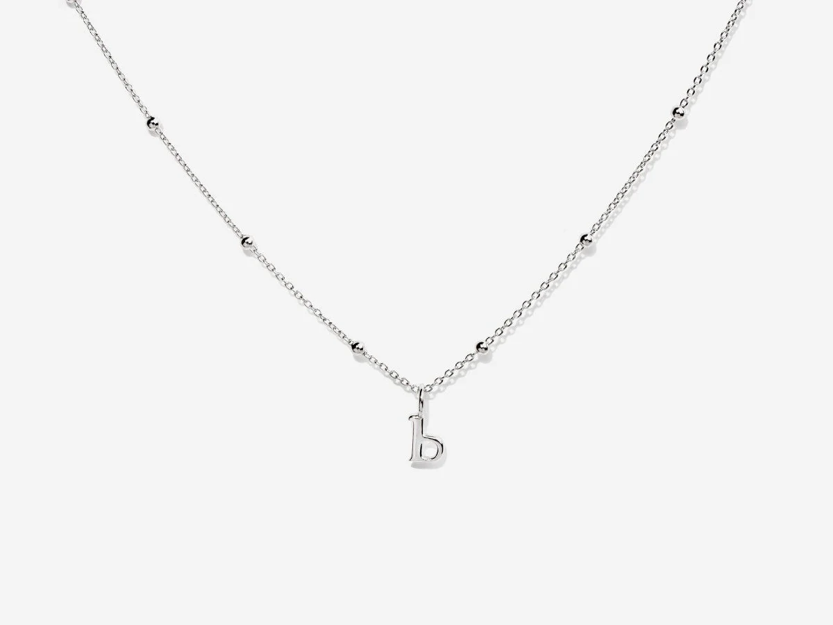Initial Sterling Silver Charm by Little Sky Stone - Image 3