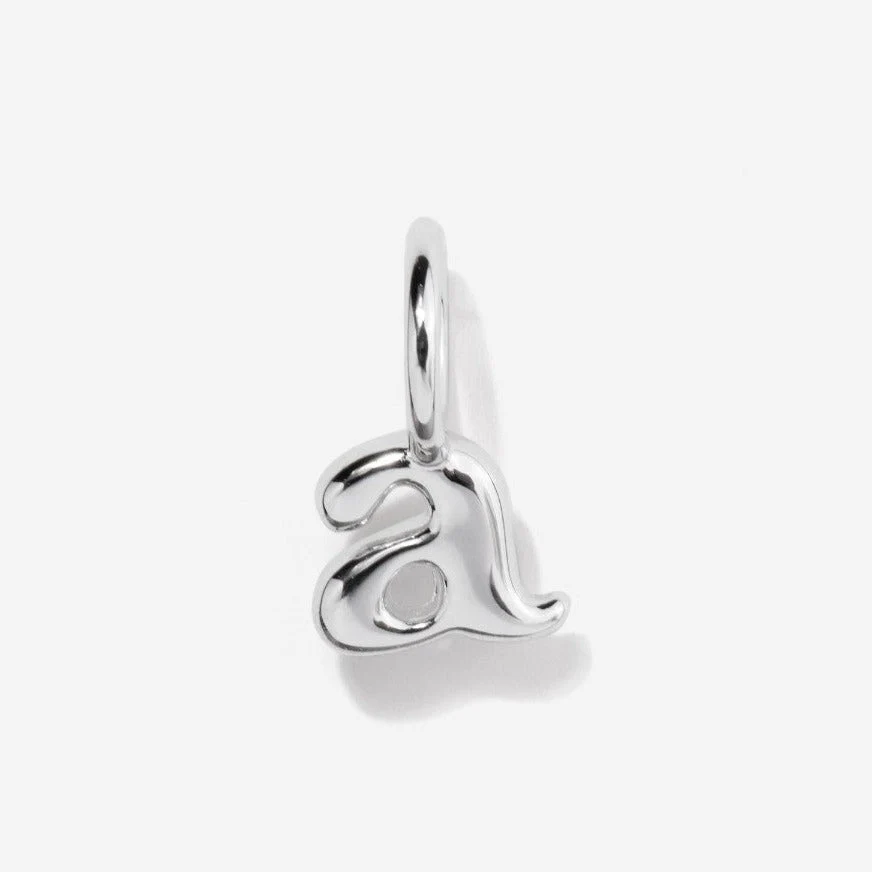 Initial Sterling Silver Charm by Little Sky Stone - Image 5