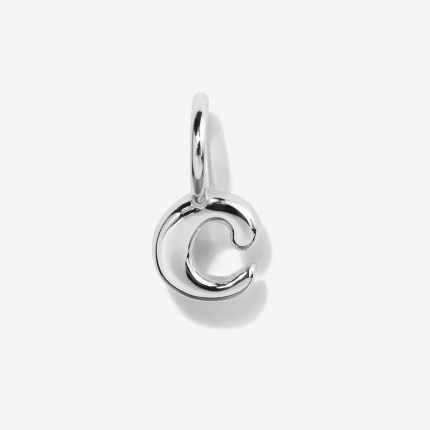 Initial Sterling Silver Charm by Little Sky Stone - Image 7