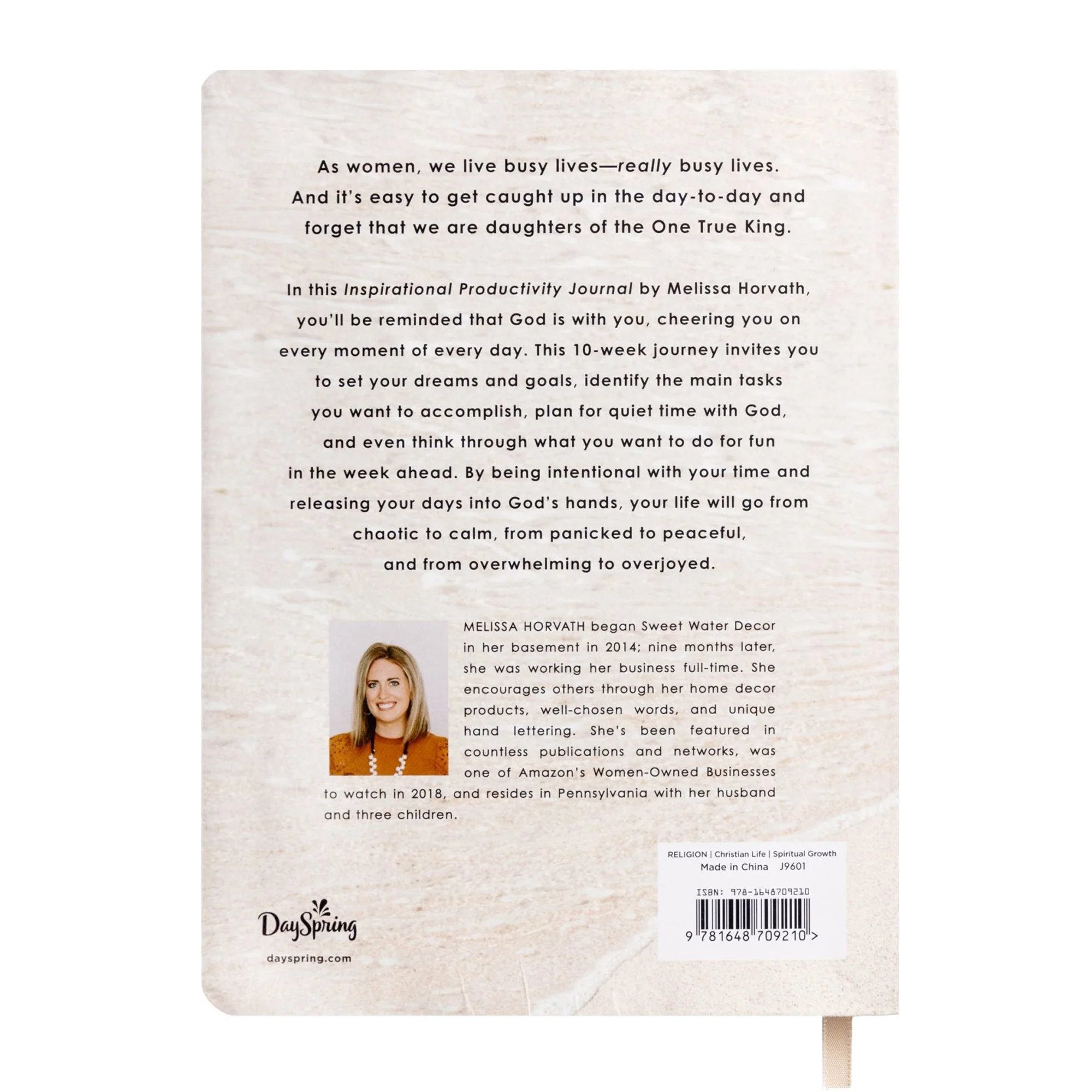 Inspirational Productivity Journal: You Are Strong & Courageous by Sweet Water Decor - Image 11