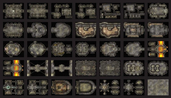Into the Wilds Battlemap Books: Dungeons and Crypts - Image 2