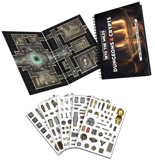 Into the Wilds Battlemap Books: Dungeons and Crypts - Image 3