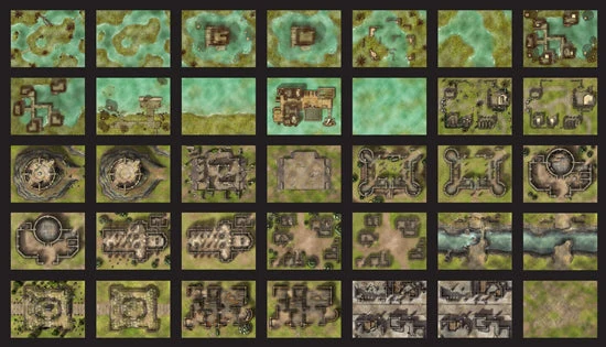Into the Wilds Battlemap Books: Swamps & Ruins - Image 2