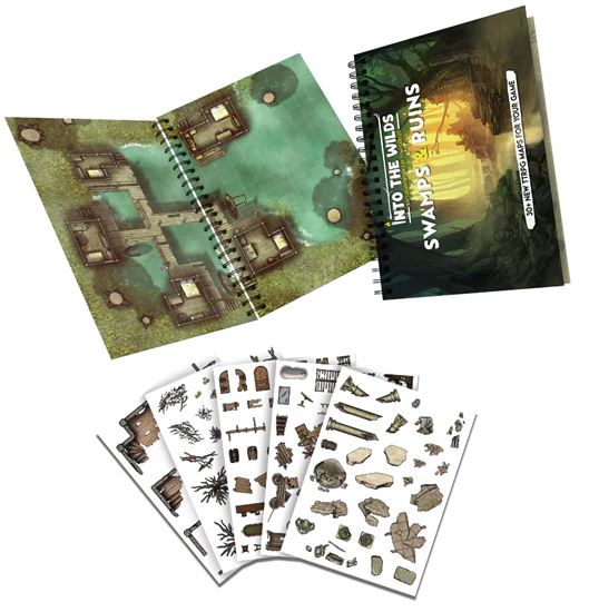 Into the Wilds Battlemap Books: Swamps & Ruins - Image 3