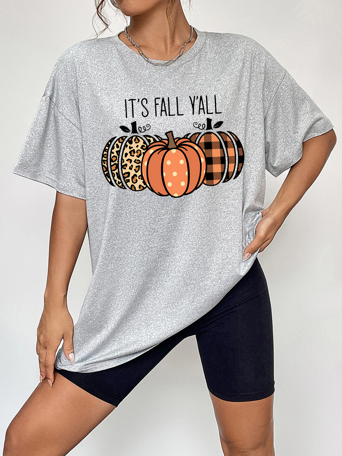 IT'S FALL Y'ALL Graphic T-Shirt - Image 4