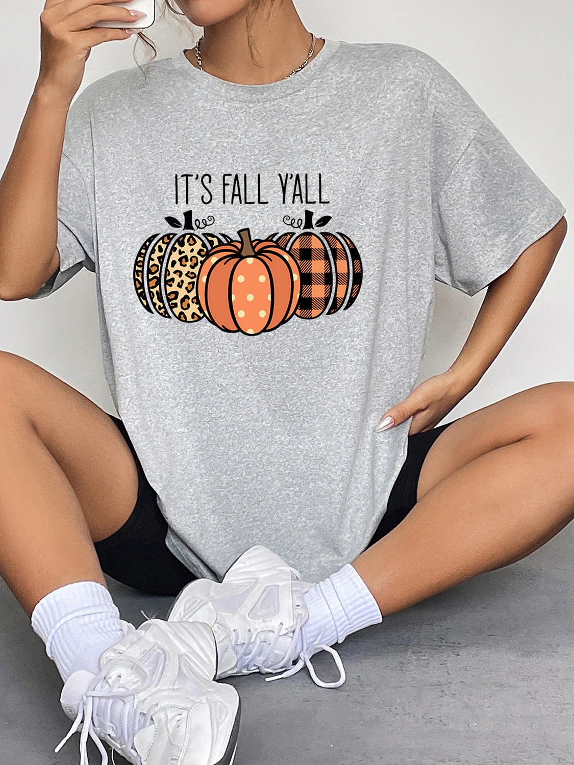 IT'S FALL Y'ALL Graphic T-Shirt - Image 5