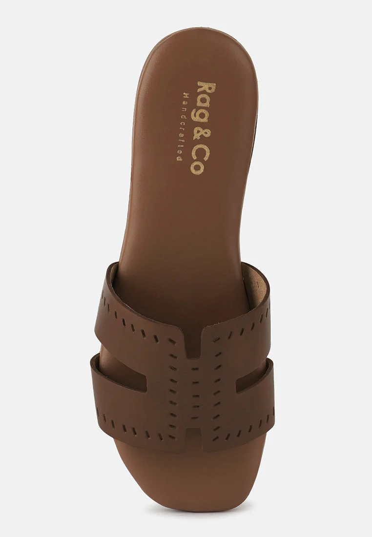 ivanka cut out slip on sandals by London Rag - Image 13
