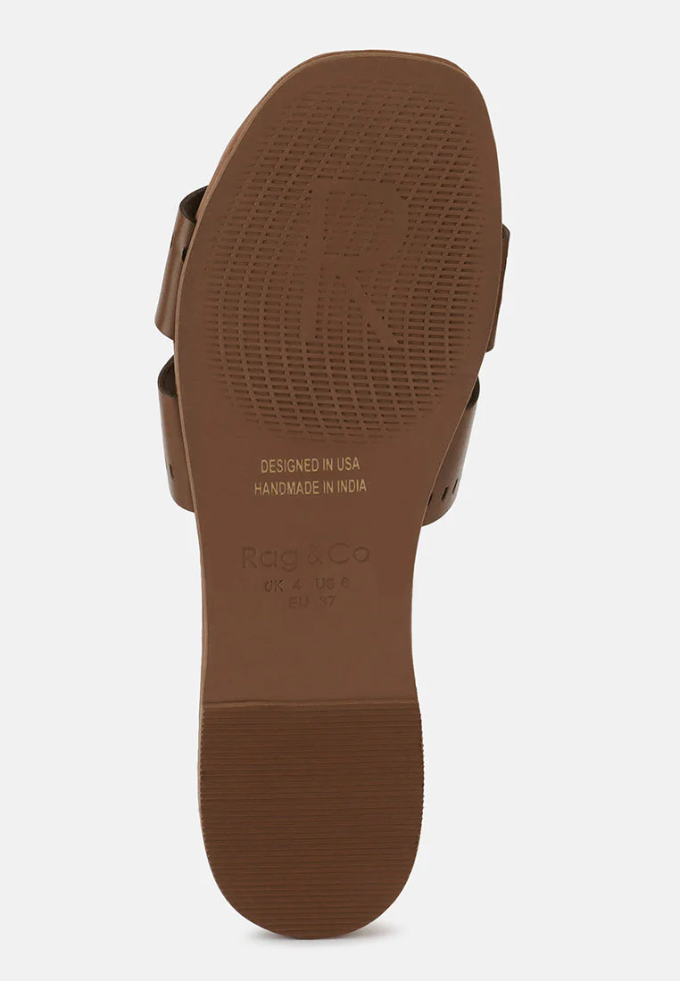 ivanka cut out slip on sandals by London Rag - Image 14