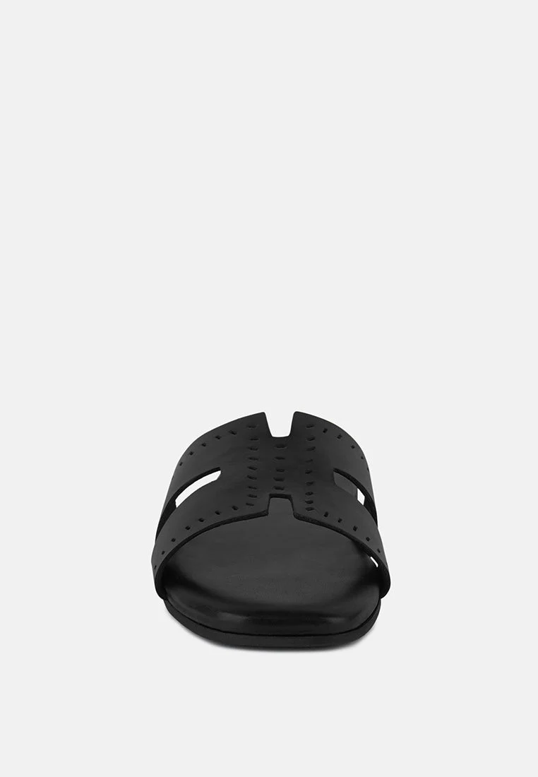 ivanka cut out slip on sandals by London Rag - Image 17