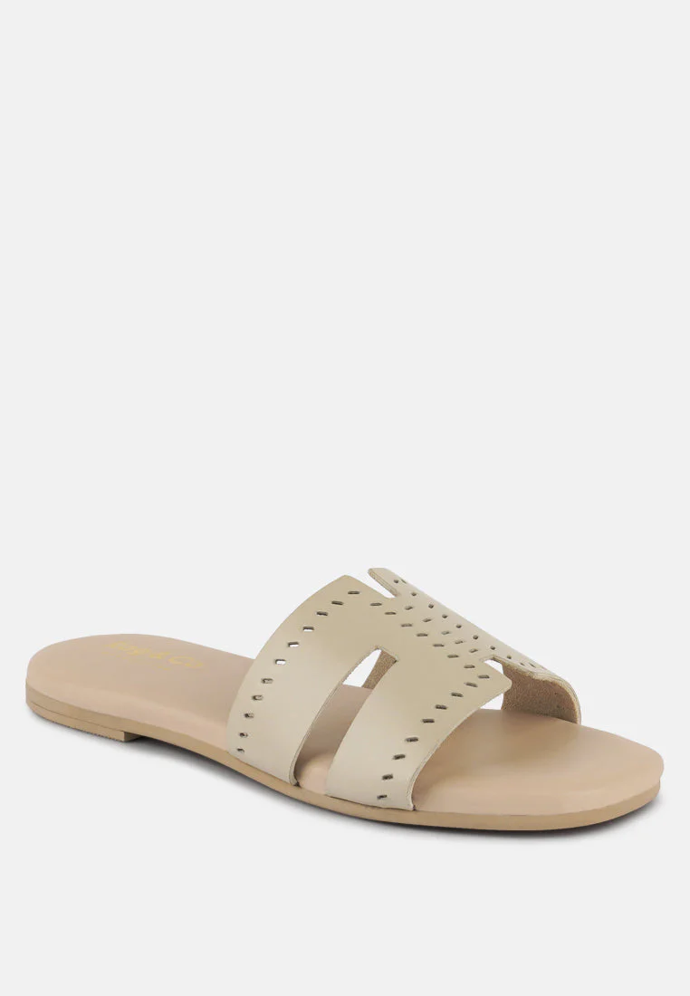 ivanka cut out slip on sandals by London Rag - Image 2