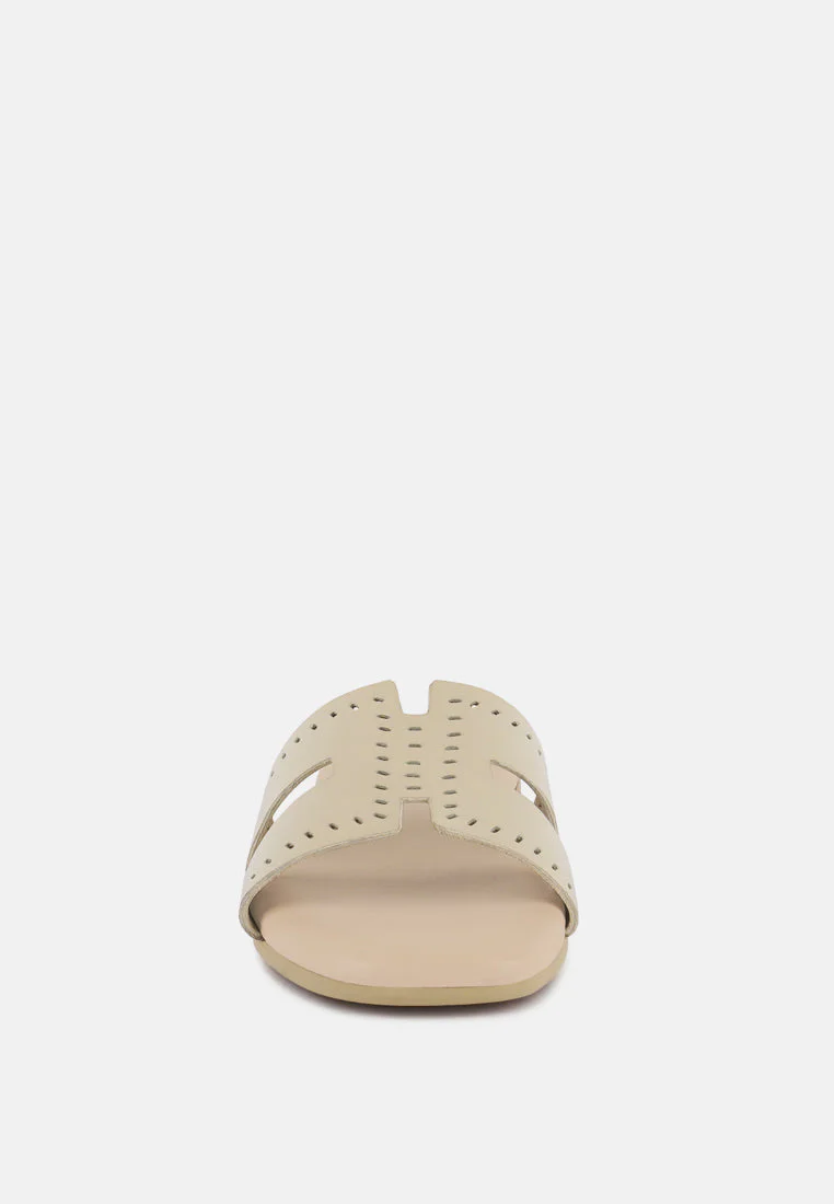 ivanka cut out slip on sandals by London Rag - Image 3