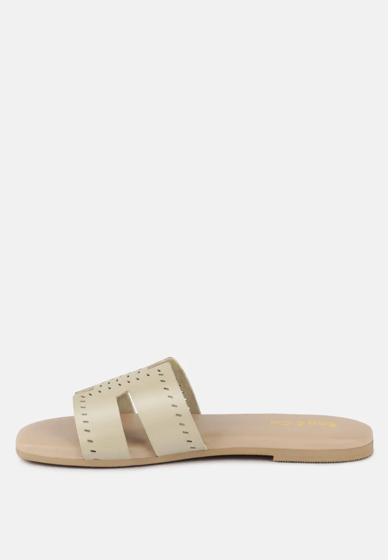 ivanka cut out slip on sandals by London Rag - Image 4
