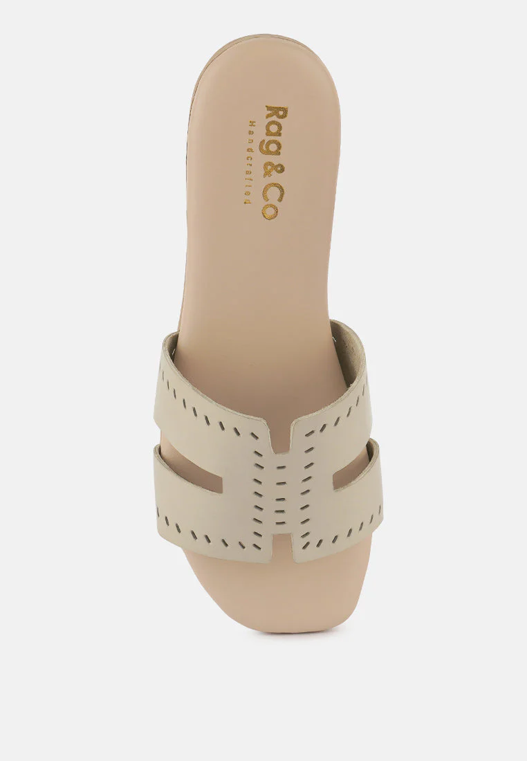 ivanka cut out slip on sandals by London Rag - Image 6