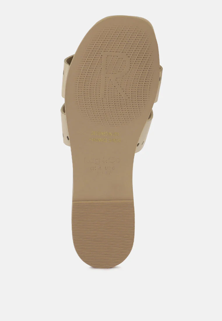 ivanka cut out slip on sandals by London Rag - Image 7