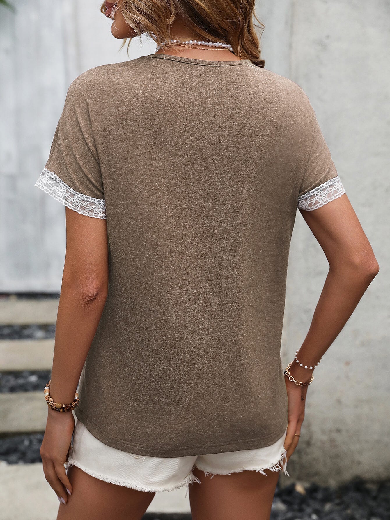 Ivy Lane Contrast Round Neck Short Sleeve Tee - Image 15