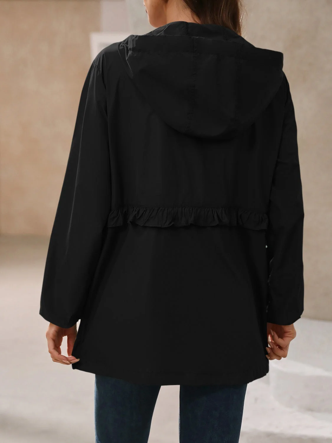 Ivy Lane Outdoor Waterproof Long Sleeve Hooded Windbreaker - Image 26