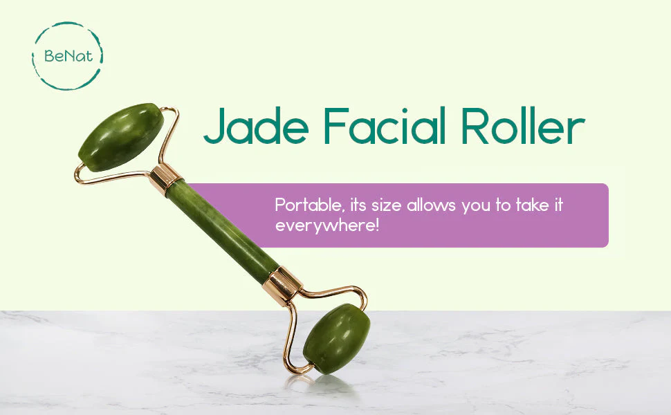 Jade Facial Roller by BeNat - Image 3