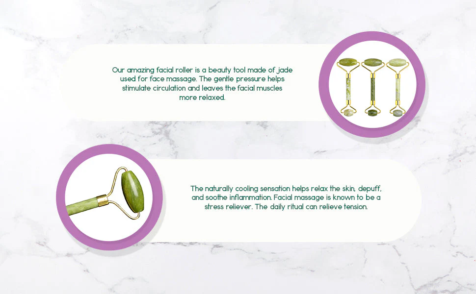 Jade Facial Roller by BeNat - Image 4